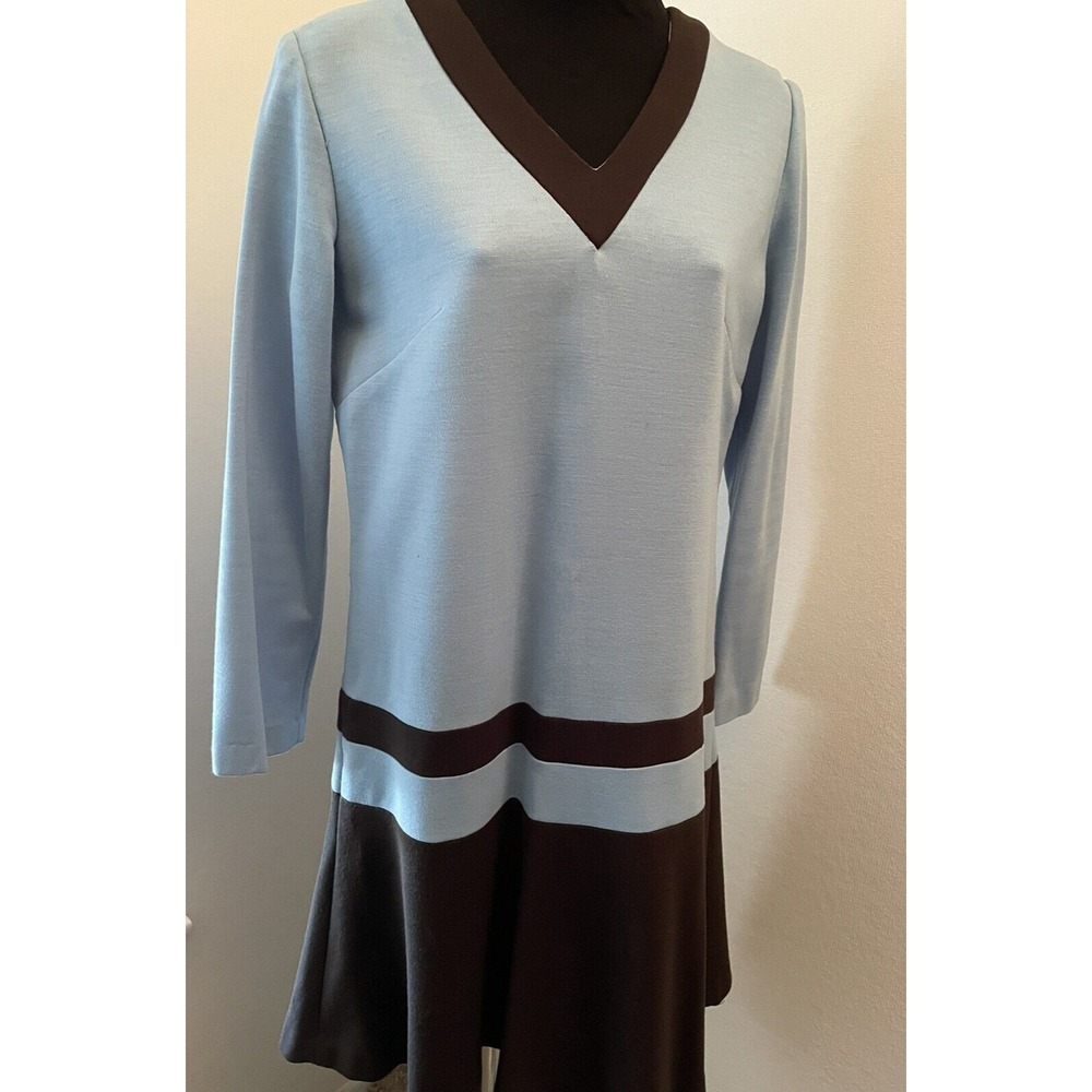 VINTAGE Sears JR Bazaar 1960s/70' Mod Go Go Scooter Mid Century Twiggy Dress 11